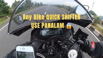 R15 V3 Quick-shifter🤩 | Any bike quick-shifter | No modification | only skill 💪