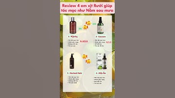 Review 4 em xịt bưởi giúp tóc mọc như Nấm sau mưa