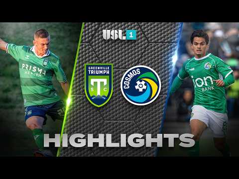 3.25.2026 | Greenville Triumph SC vs. New York Cosmos - Game Highlights — football highlights