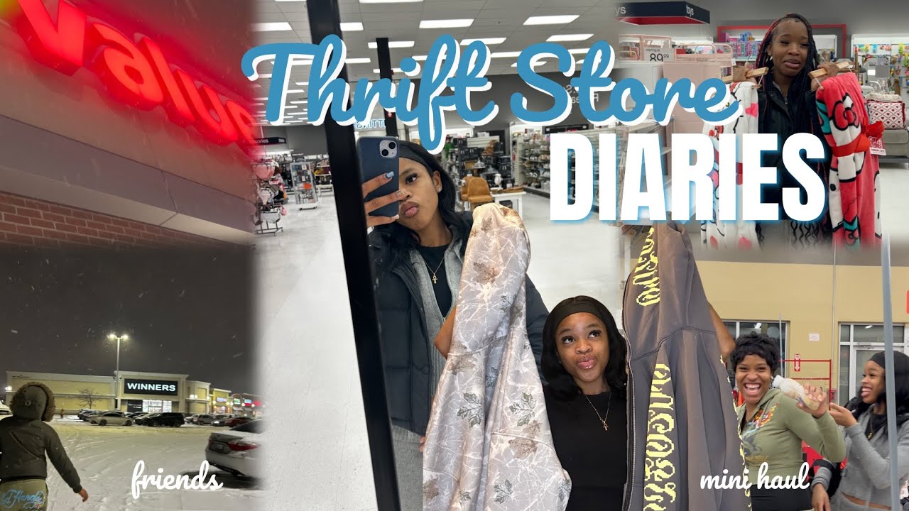 thrift store diaries ✩ with friends | mini haul