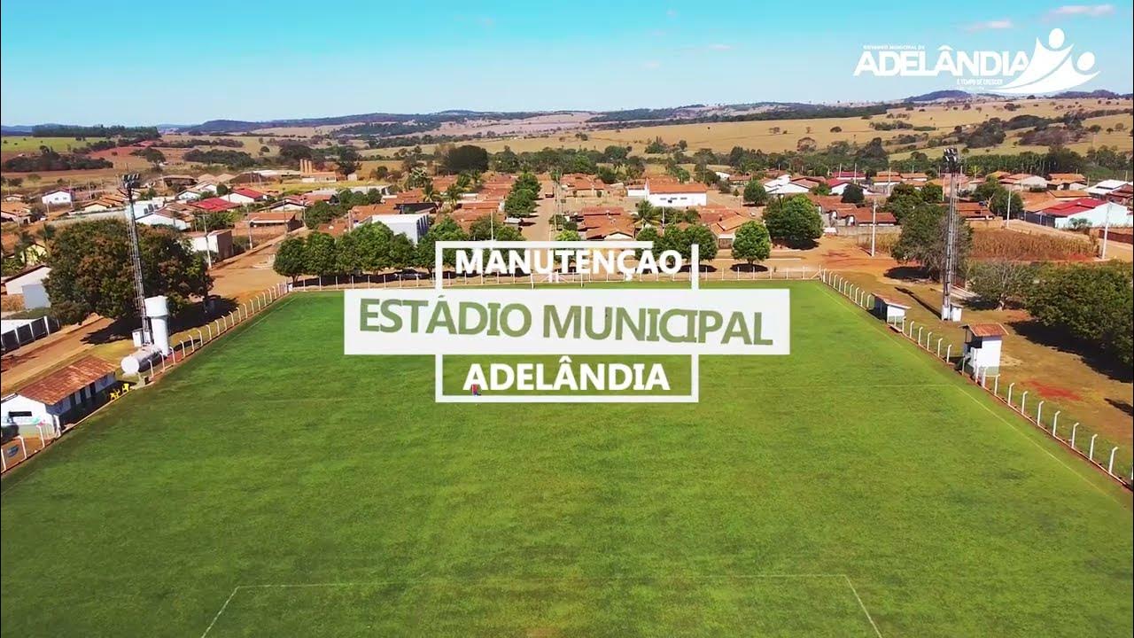 Manutenção do Estádio Municipal de Adelândia YouTube