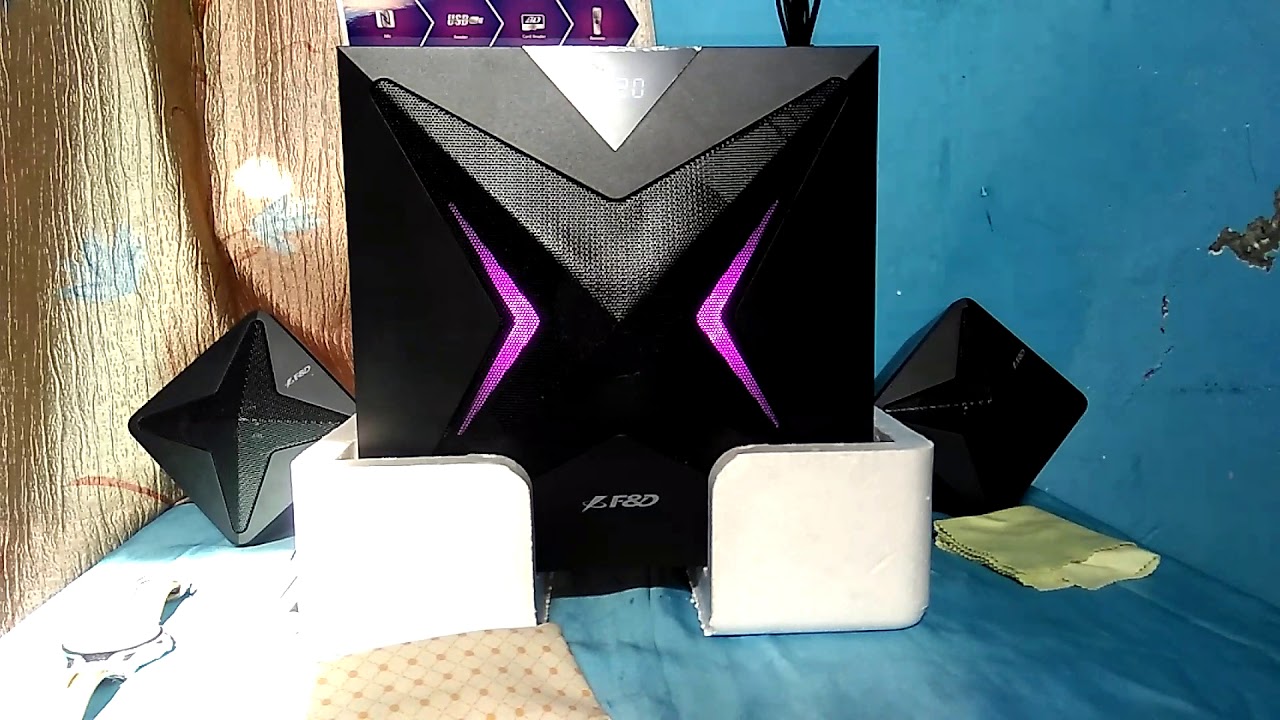 f&d f550x 2.1 channel multimedia bluetooth speakers