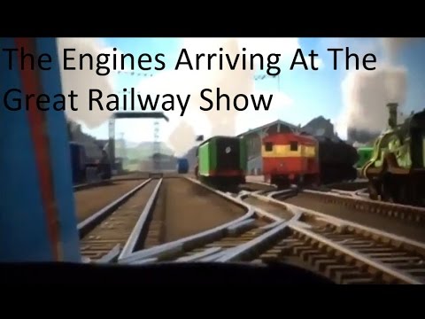 Train Racing Show The Great Race I The Engines Arriving At The Great Railway Show - YouTube