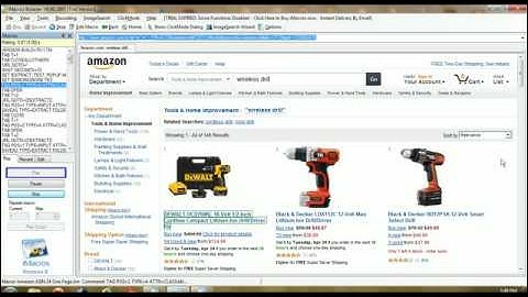 Scrape Amazon ASIN using Imacros - Part 2