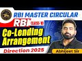 Bank Exams 2025 | RBI Master Circular Class 10 | Co Lending Arrangement Direction | Abhijeet Sir