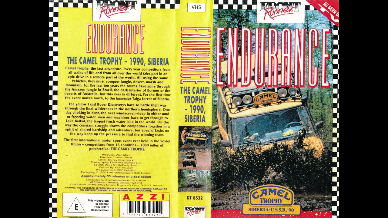 Endurance - The Camel Trophy - 1990, Siberia (Azzi/FrontRunner KT 8532), PROPER HQ 50p VHS transfer