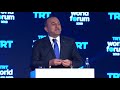 Speech by H.E. Mevlüt Çavuşoğlu at TRT World Forum