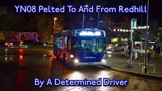 Full Kickdown & Thrash Metrobus Fastway Scania Omnicity N230Ub 6631 Yn08 Dfx Route 100