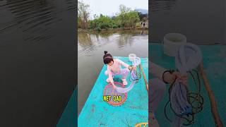 Fishing Challenge Gone Wrong 😅🐠! #shorts