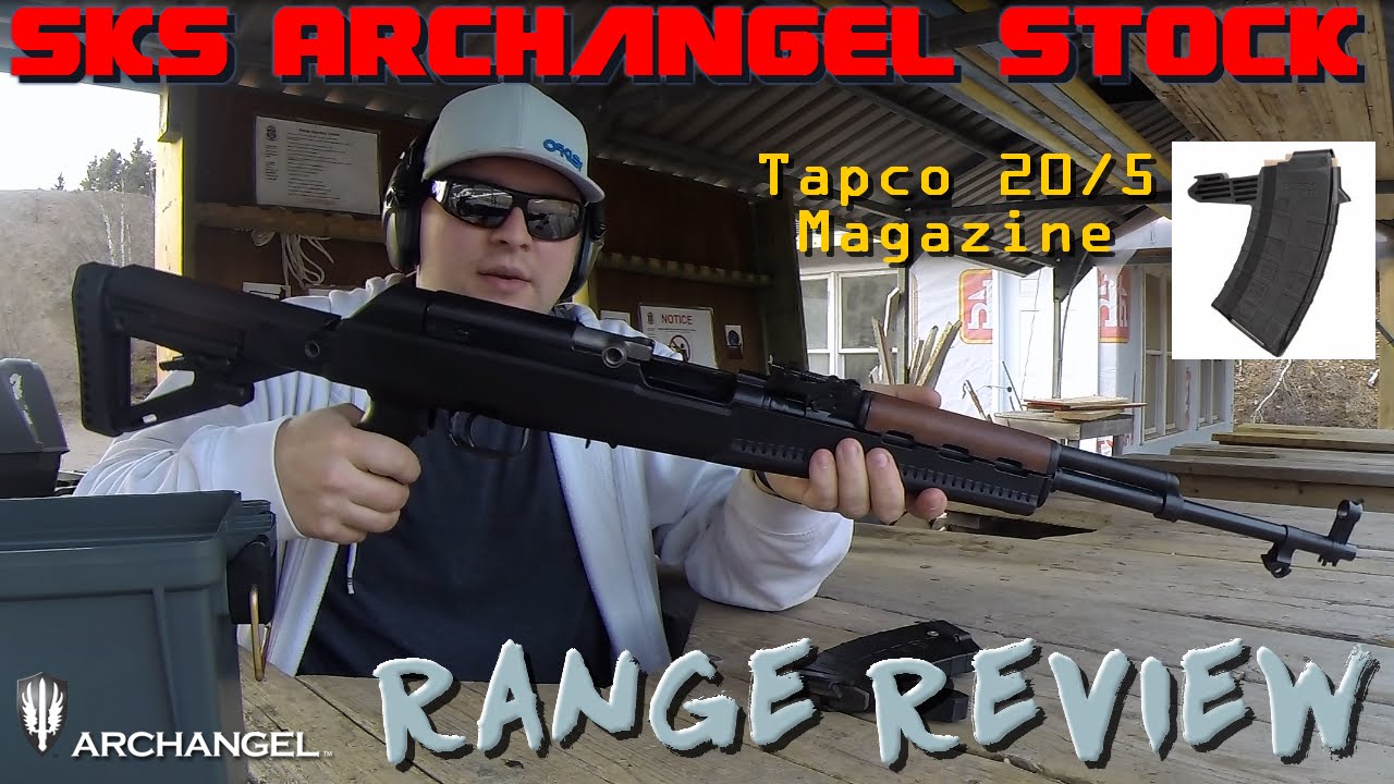 sks-archangel-stock-and-tapco-20-5-round-magazine-youtube