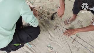 Reinforcement working cement Process Step by Step    Building Construction 