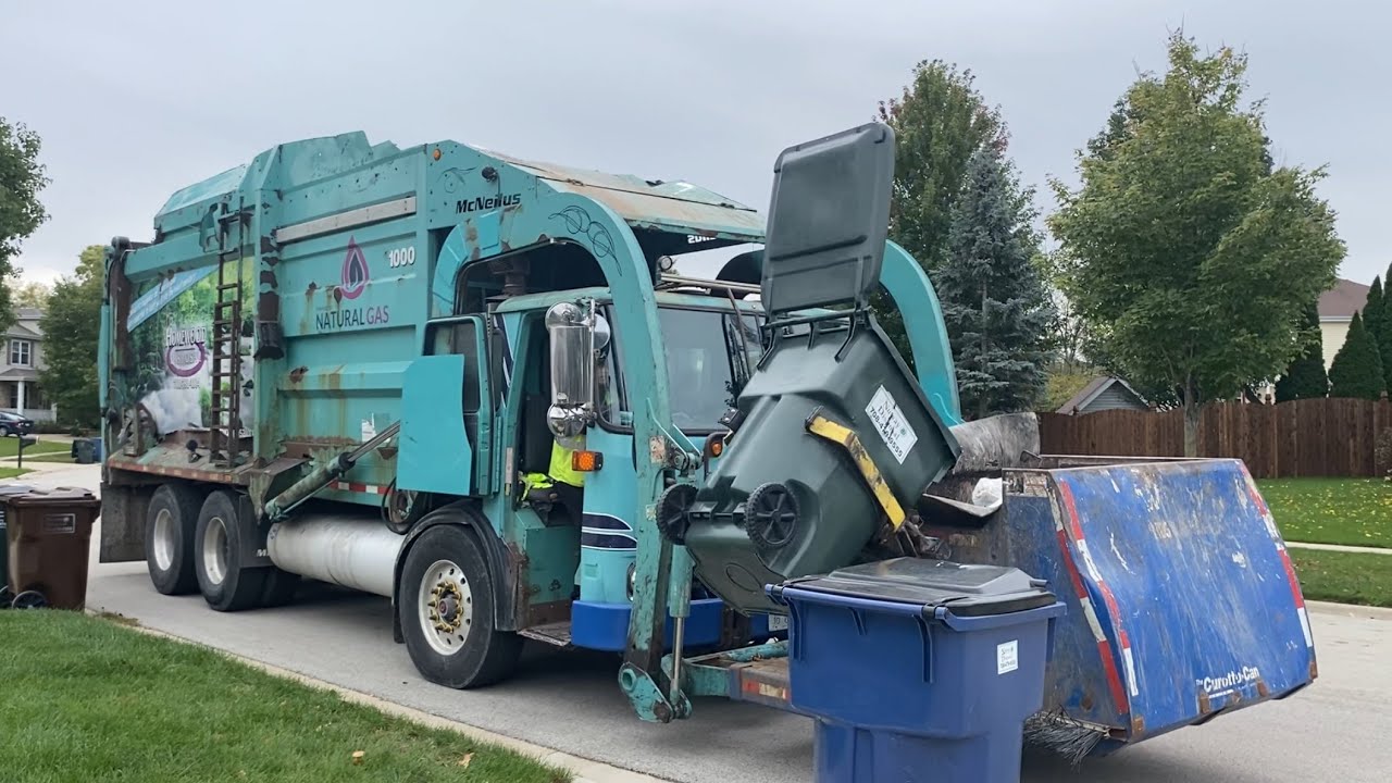 Homewood Disposal 1000 on a garbage route YouTube