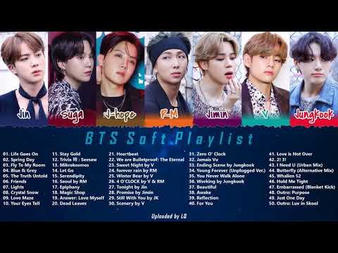 BTS song playlist (chill,sleep,study,relax)