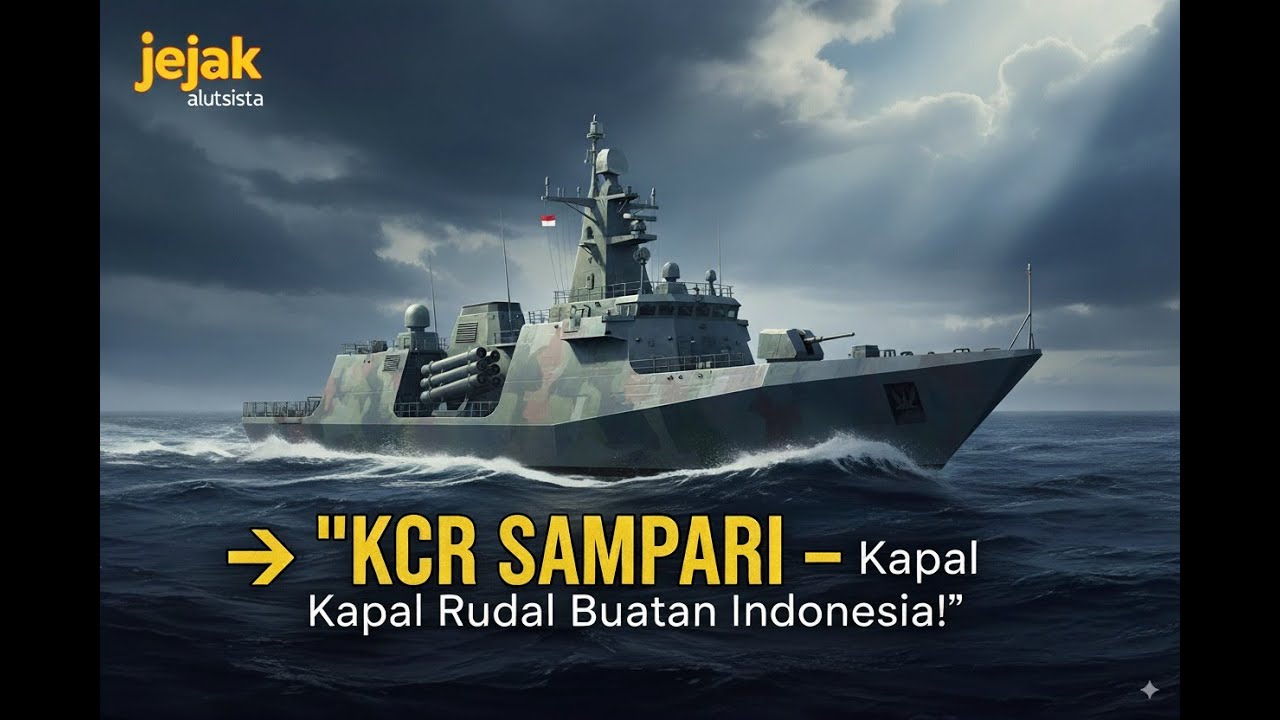 KCR Sampari Kapal Perang Cepat Buatan Indonesia yang Ditakuti di Laut!