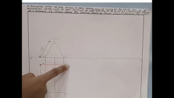 Section of solids : Triangular Prism