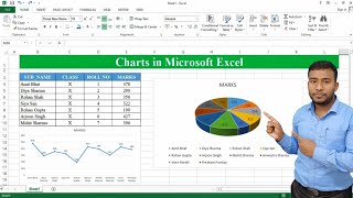 How to Create Charts in Microsoft Excel | Pie Chart in Excel | Line Chart in MS Excel screenshot 3