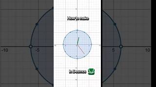 I made a REAL MOVING CLOCK in Desmos! #maths #desmos
