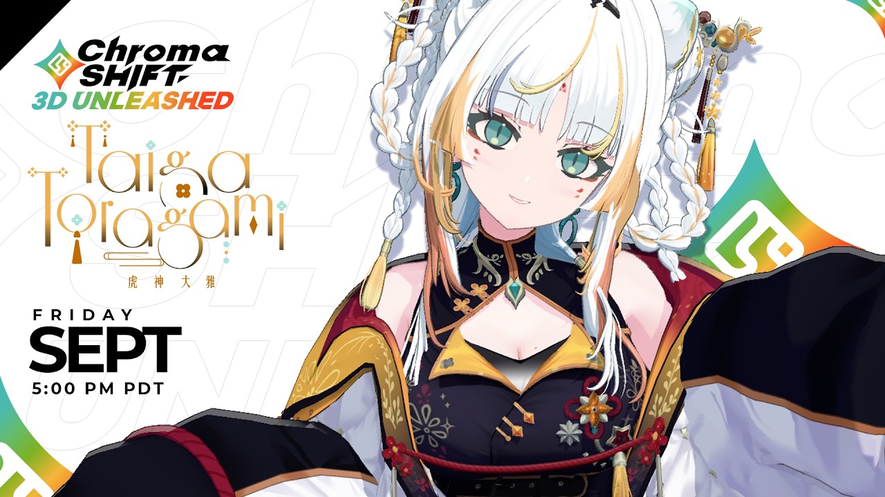 【3D REVEAL】KONMICHI~ 🧧🥮MY TIME HAS COME! #TATA3D【Taiga Toragami | ChromaSHIFT】