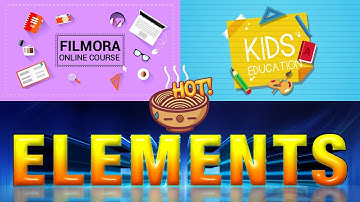 How to Use Filmora Motion Elements Advance Video Editing | How To Add Unique Element On Video