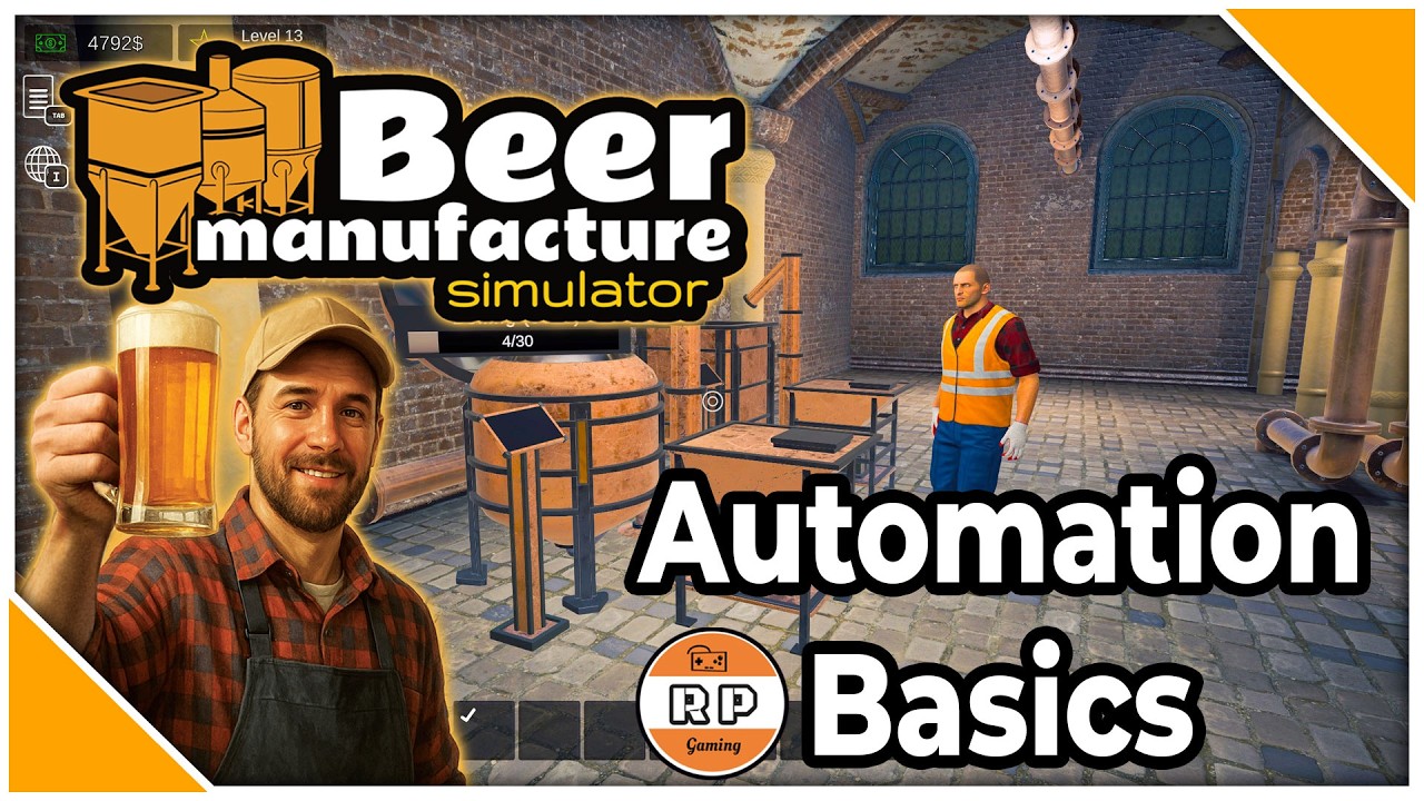 Automating My Brewery In Beer Manufacture Simulator!