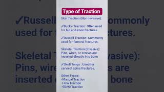 #Traction #type #fracture#invasive # non invasive #important #learn #medical#dailyvlog #dailyshorts