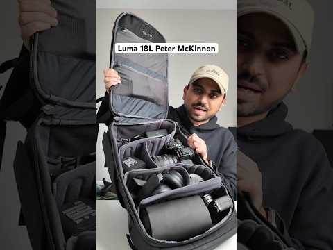 Can it fit Full Frame Camera? #techzie #petermckinnon #travelbackpack #camerabackpack