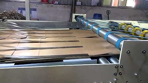 L.Y Machinery NC cutter with stacker for 02ply corrugated plant