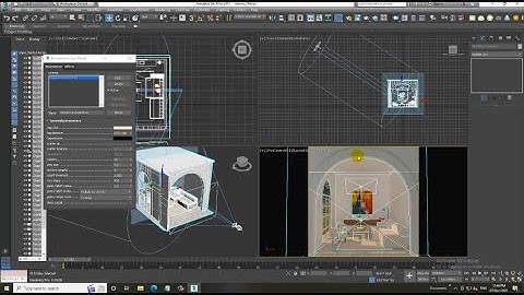 3DsMax Tutorials, Learn 3D Lighting an Interior from Scratch in 3dsmax ( Part 11)