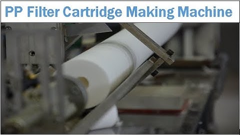 Fastest ! 3E3M PP Water Filter Cartridge Making Machine ,PP Filter Cartridge Made Machine