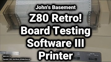 Z80 Retro #13 - Board Testing Pt. III (Printer Port)