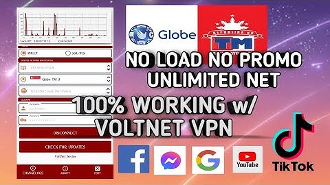 GLOBE/TM NO LOAD UNLIMITED INTERNET (2020)