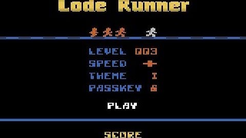Lode Runner for the Atari 2600