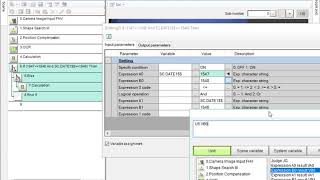 OMRON FHV camera using TDM editor