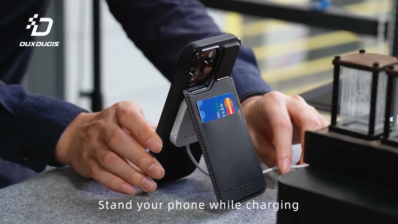 Rafi Series Blocking Card Holder Kickstand Magnetic Phone Case for iPhone 14 Pro Max and More