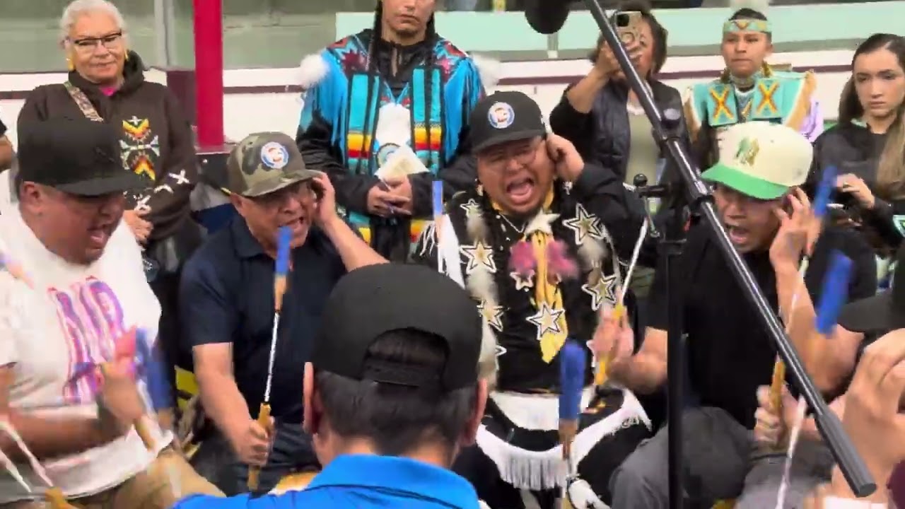 Northern Cree live Gold eagle pow wow 2025 Saturday