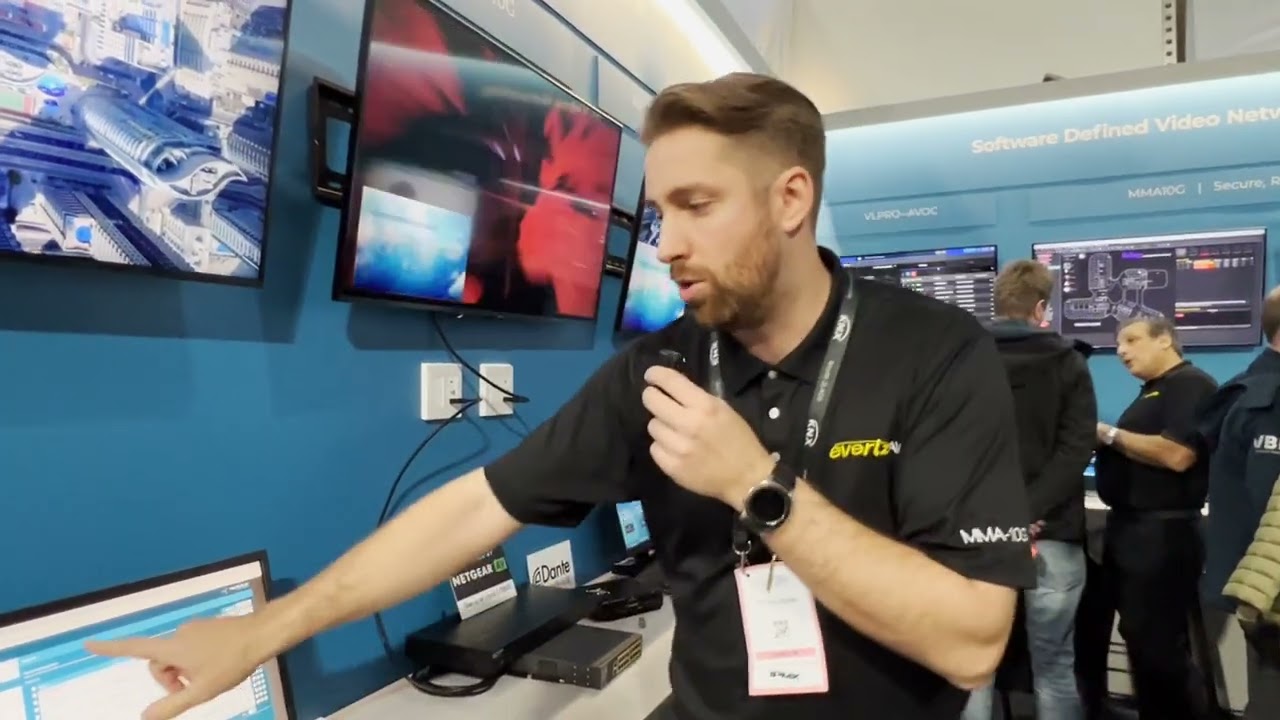 ISE 2023 - EvertzAV NUCLEUS - AVoverIP