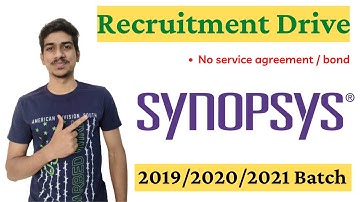 Synopsys Recruitment 2021| Synopsys Off Campus Drive| Freshers Hiring 2021 | BE/BTECH/ME/MTECH