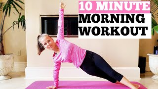 10 Min Good Morning Workout Routineno Equipmentat Homebody Weightlegs Thighsabsbooty Arms