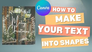 Turn text into stunning shapes with Canva’s Text Path Maker 