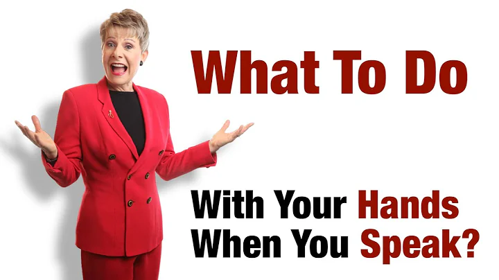 What to Do with Your Hands When When You Speak? - ...