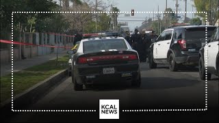 LAPD officer shot while handling a restraining order violation