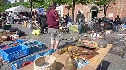 Flea Market at Marolles, Brussels, Belgium