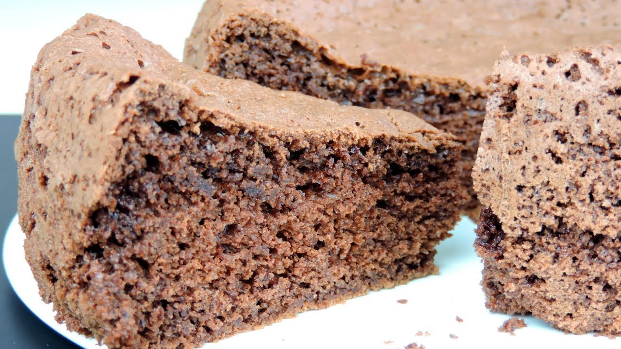 Bizcocho esponjoso de Maizena y chocolate