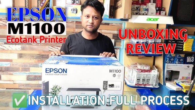 Epson Eko Tank InkJet Stencil M1180/M1170 Tattoo Stencil Printer -First  Start