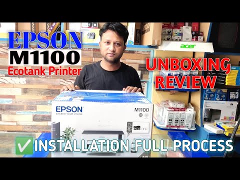 Epson M1100 EcoTank Printer Unboxing & Review