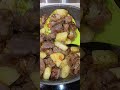 #short.Black Pepper Beef Cubes w/ Honey & Potato. #dish.@felyganzagan2822