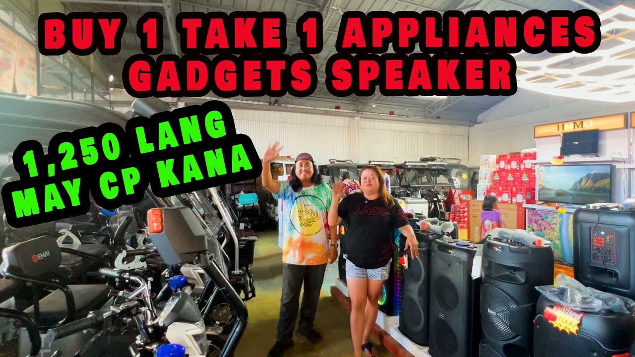 LEGIT 1,250 LANG MAY CP KANA BUY 1 TAKE 1 APPLIANCES, GADGETS SPEAKER LAHAT NANDITO NA MAY E-BIKE PA