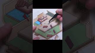 14. Scene sticker 스티커 ASMR satisfying Relaxing 자기전영상 DIY 3dシール ステッカー