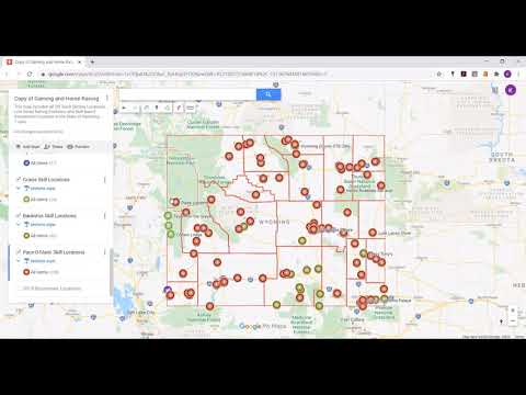 Navigating Interactive Map of Wyoming Gaming Locations - YouTube