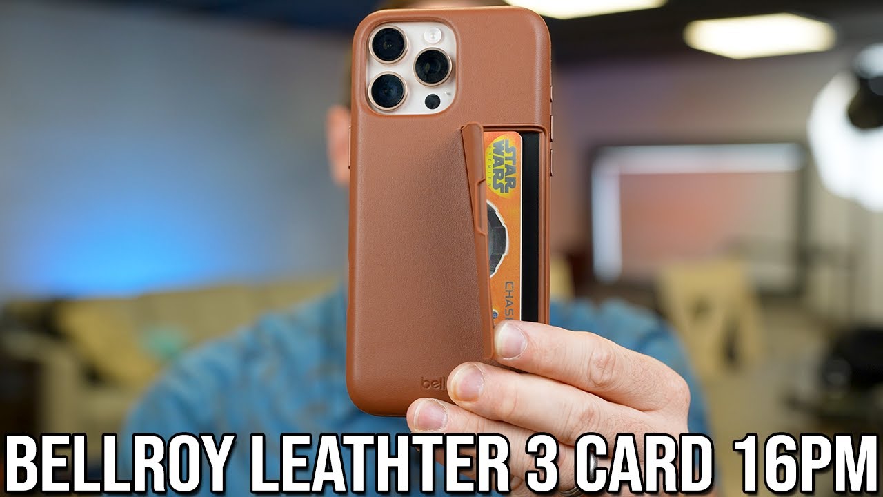 Bellroy Leather 3 Card Wallet Case iPhone 16 Pro Max - YouTube